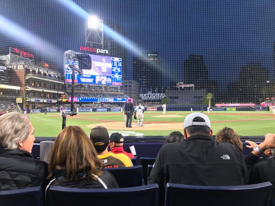 Enjoying a San Diego Padres game with Union Bank