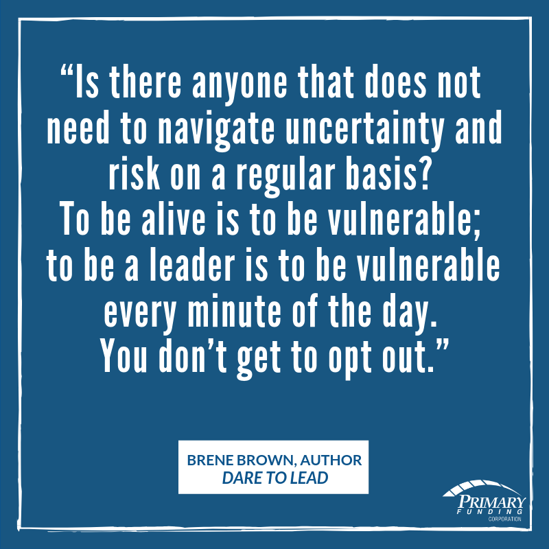 Brene Quote on Daring to Lead