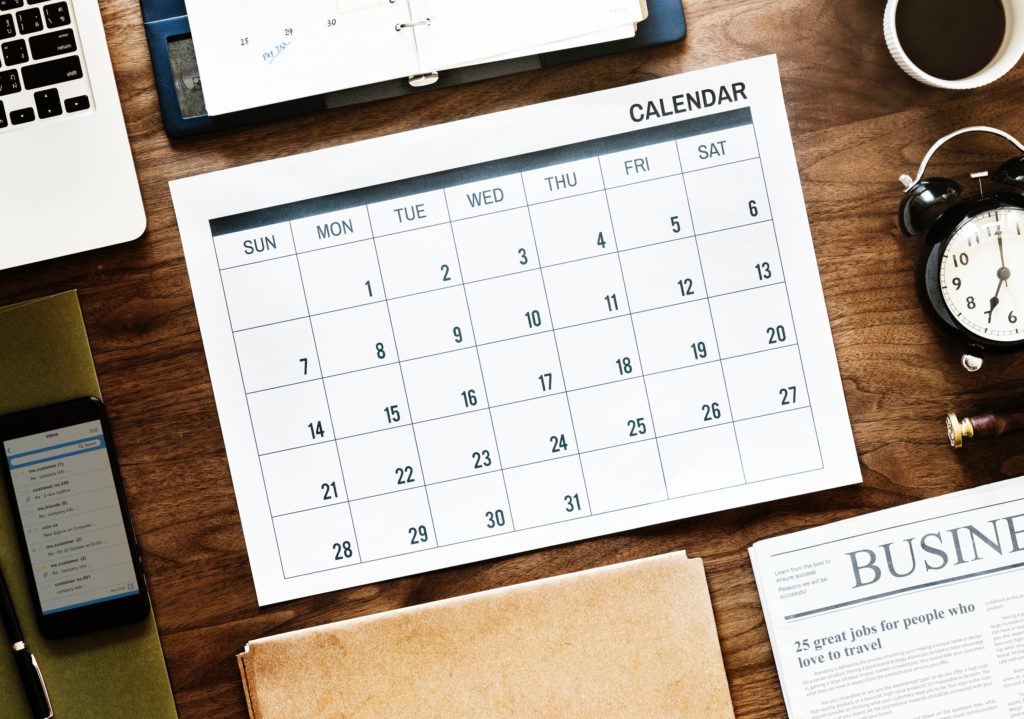 Know important dates for your business